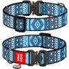 Obojok nylon 20mmx28-40cm WAUDOG Etno modrý