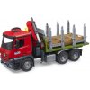 Bruder 3669 MB Arocs - přepravník na dřevo s hydraulickou rukou