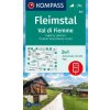 Fleimstal - Val di Fiemme (Kompass - 655) - turistická mapa