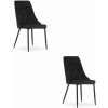 Stolička IMOLA - čierny zamat x 2 9401 71 00 00