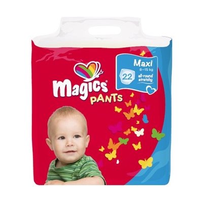Magics Kalhotkové plenky 4 Maxi 8-15 kg 22 ks od 5,84 € - Heureka.sk