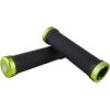 SPANK gripy Spoon Lock-On Black/Emerald Green uzavreté konce SPANK E05MTBDS2V71S02