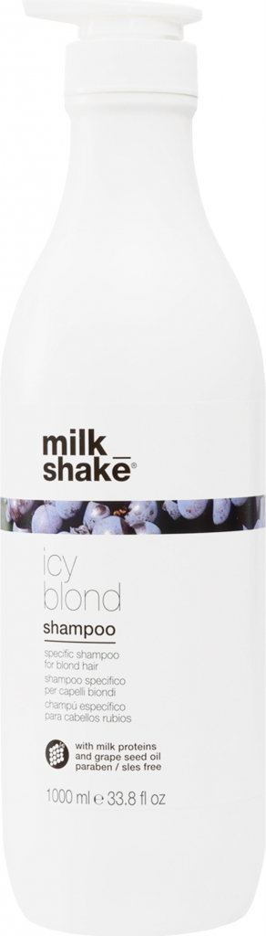 Milk Shake Icy Blond šampón pre platinové blond vlasy 1000 ml