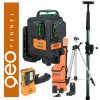 Krížový laser GeoFennel FLG 6X-GREEN so statívom + rozpínacia tyč + prijímač