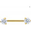 Wildcat Gold Titanium Candy Barbell Veľkosť: 1,6 x 12 mm