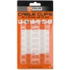 Klips držiak organizér káblov samolepiaci ⌀6-10 (20 ks/bal)