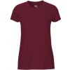 Neutral Dámske tričko Fit z organickej Fairtrade bavlny - Bordeaux | S