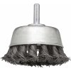 LUX-TOOLS Črepníková kefa Comfort pre vŕtačku/skrutkovač, spletený drôt, pr.65mm