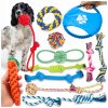 Šnúry a krúžky pre psa Pixel frisbee sznur szarpak piłka dysk duży zestaw