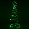SPRINGOS LED Vianočný stromček - 135cm, 192LED, IP44, zelená