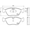 Sada brzdových platničiek kotúčovej brzdy BREMBO P 86 013