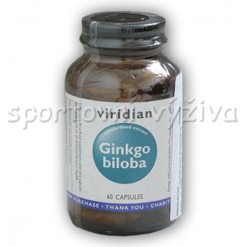 Viridian Ginkgo Biloba 60 kapsúl