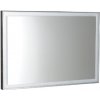 Sapho Luminar - Zrkadlo v ráme 90x50 cm, s LED osvetlením, chróm NL559