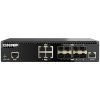 QNAP riadený switch QSW-M3212R-8S4T (4x 10GbE porty + 8x 10G SFP+ porty, polovičná šírka)