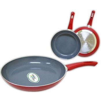 TORO Pánev wok keramika červená 28 cm