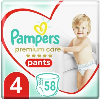 Pampers Premium Care Pants 4 58 ks od 17,9 € - Heureka.sk