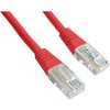 Gembird PP12-3M/R patch RJ45, cat. 5e, UTP, 3m, červený