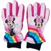 Setino Dievčenské lyžiarske rukavice Minnie Mouse Tmavo ružová
