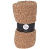 Home Styling Collection deka polyester hnedá 150x120