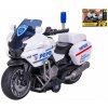 Motorka policajná 12,5 cm 1:14 kov na spätný chod - mix variantov či farieb