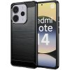 Techsuit Carbon Shield TPU puzdro pre Xiaomi Redmi Note 14 4G - Čierna KP36997