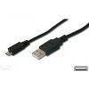 PremiumCord Kabel micro USB 2.0, A-B 1,5m kabel navržený pro rychlé nabíjení ku2m15f