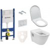 Závesný set WC VitrA Integra vč. sedátka + modul Geberit Duofix s tlačidlom Delta 20 biele SIKOGES5V0