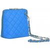NovaKabelka.sk Giulia Blu Chiaro kožená talianska crossbody kabelka modrá