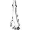 BASIC X Cesar transparentný penis s prísavkou XL