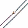 Retiazka z chirurgickej ocele Wheels Rainbow- 2 mm / 58 cm - 50 cm