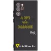 Picasee silikónový čierny obal pre Samsung Galaxy Note 20 Ultra - Kazma - TOHLE JE ŽIVOT A NIC VÍC NEBUDE