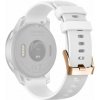 Silikónový remienok Ricardo 20mm (pro Garmin Venu, Venu Sq, Venu Sq 2, Venu 2 plus aj.), biely V3, Quick Release