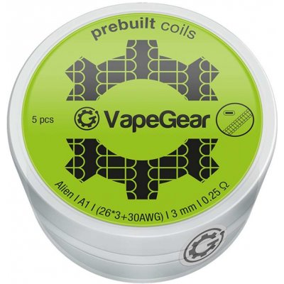 VapeGear predmotané špirálky Alien A1 0,25ohm