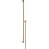 HANSGROHE Unica E Puro sprchová tyč 90 cm s ľahko posuvným držiakom ručnej sprchy a sprchová hadica 160 cm, kartáčovaný bronz, 24403140