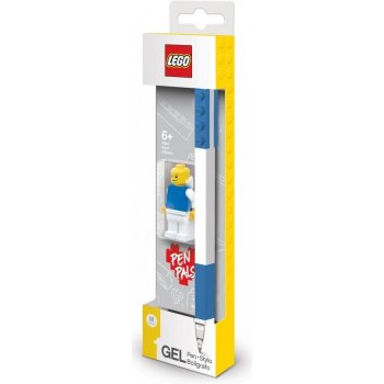 LEGO Gélové pero s minifigúrkou - modré