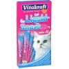 Vitakraft Cat Liquid-snack s lososem a omega-3 6 x 15 g