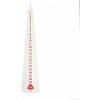 Provence Sviečka kónická biela, 25 cm, adventná