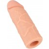 Nature Skin - predlžujúci, zhrubšujúci návlek na penis +4cm (15,5cm)