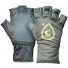Pánske zateplené rukavice ADVENTER & FISHING, WARMED GLOVES tmavo sivá,Zlatá, M/L