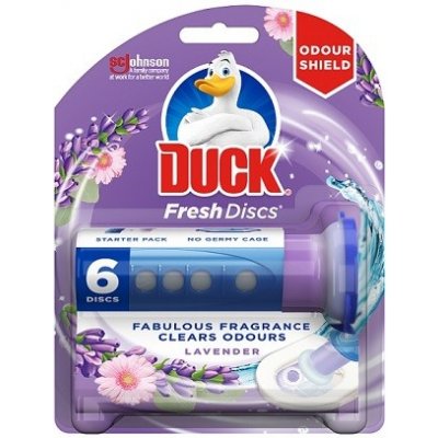 Duck Fresh Discs čistiaci gél na toalety s vôňou Levanduľa Lavender 36 ml