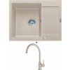 Franke MRG 611-62 sahara s excentrom + Franke FC 6018.082 LINA sahara