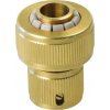 Extol Premium rýchlospojka na hadicu mosadzná, 3/4'', STOP ventil 8876004
