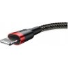 Baseus CALKLF-C19 USB / Lightning QC3.0, 2m, černý/červený