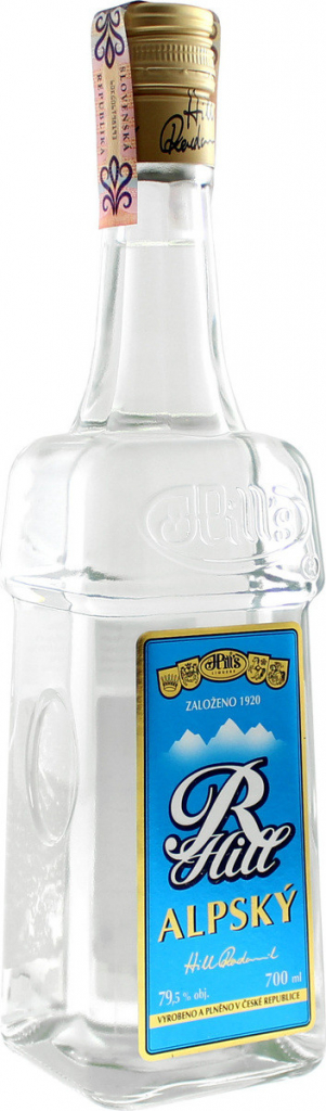R Hills Rum Alpský 79,5 0,7 l (čistá fľaša)