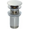 Deante Click-Clack, univerzálna umývadlová odtoková zátka s kovovým puzdrom, oceľová, DEA-NHC_F10U