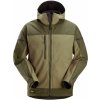 Snickers Workwear Softshellová bunda AllroundWork Stretch s kapucňou khaki veľ. XL