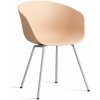 HAY Stolička AAC 26 Chromed Steel, pale peach