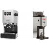 Gaggia New Classic E24, stainless steel + Lelit William PL72-P