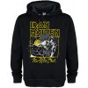 mikina s kapucňou AMPLIFIED Iron Maiden YELLOW FEAR OF THE DARK Čierna