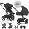 EASYWALKER Set XL kočík kombinovaný Harvey NXT s príslušenstvom Eclipse Black EHAX1001_SET